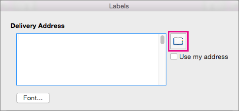 how do you set up labels in word 2018 for mac